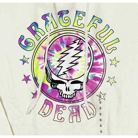 Grateful Dead Men's Logo Dancing Bears Hoodie Size Medium - Picture 2 of 5